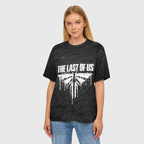 Женская футболка оверсайз THE LAST OF US / 3D-принт – фото 3