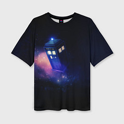 Женская футболка оверсайз TARDIS
