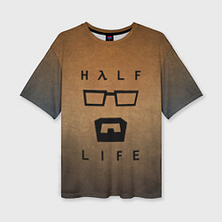 Женская футболка оверсайз HALF-LIFE