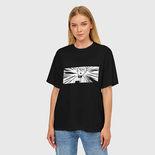 Женская футболка оверсайз Demon Slayer, Zenitsu / 3D-принт – фото 3