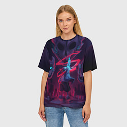 Футболка оверсайз женская UNDERTALE, цвет: 3D-принт — фото 2
