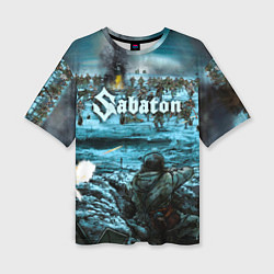 Женская футболка оверсайз Sabaton