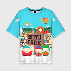 Женская футболка оверсайз South Park