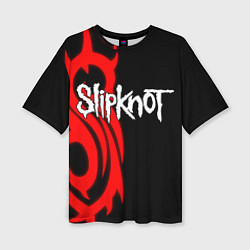 Футболка оверсайз женская Slipknot 7, цвет: 3D-принт
