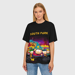 Футболка оверсайз женская Южный Парк, цвет: 3D-принт — фото 2