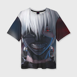 Футболка оверсайз женская TOKYO GHOUL, цвет: 3D-принт