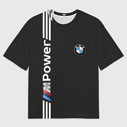 Футболка оверсайз женская BMW CARBON, цвет: 3D-принт