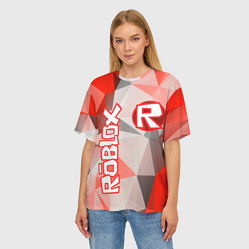 Женская футболка оверсайз ROBLOX 6 / 3D-принт – фото 3