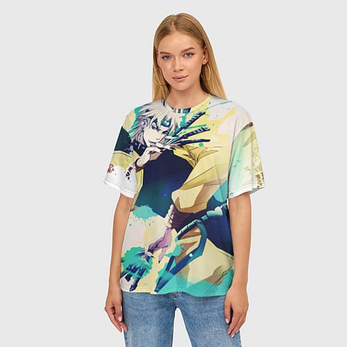 Женская футболка оверсайз JoJo / 3D-принт – фото 3