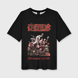 Футболка оверсайз женская Kreator, цвет: 3D-принт