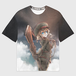 Футболка оверсайз женская Хроника Тани, цвет: 3D-принт