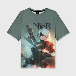 Футболка оверсайз женская Nier, цвет: 3D-принт