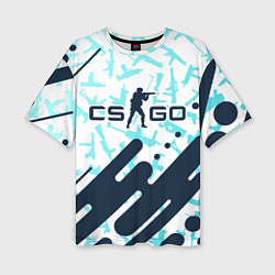 Женская футболка оверсайз CS GO КС ГО