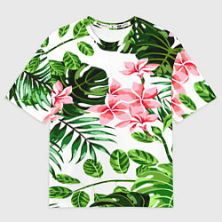 Футболка оверсайз женская ЛЕТО ТЕКСТУРА, цвет: 3D-принт