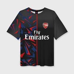 Футболка оверсайз женская ARSENAL UNIFORM 2020, цвет: 3D-принт