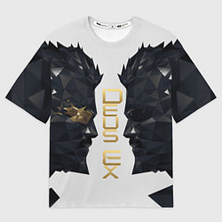 Футболка оверсайз женская Deus Ex, цвет: 3D-принт