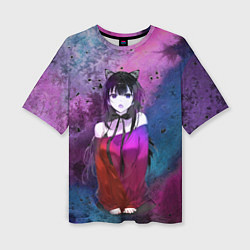 Женская футболка оверсайз Anime