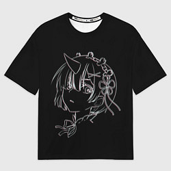 Женская футболка оверсайз Re:Zero