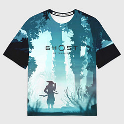 Футболка оверсайз женская Ghost of Tsushima, цвет: 3D-принт