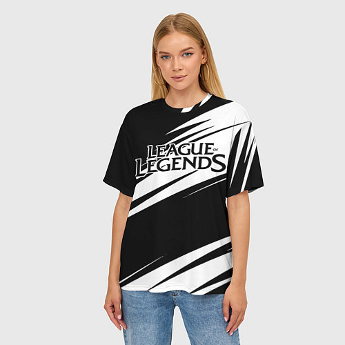 Женская футболка оверсайз League of Legends / 3D-принт – фото 3