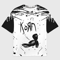 Футболка оверсайз женская Korn, цвет: 3D-принт