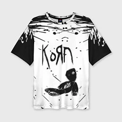 Женская футболка оверсайз Korn