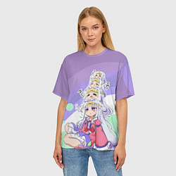 Футболка оверсайз женская Сон в замке демона, цвет: 3D-принт — фото 2