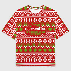 Футболка оверсайз женская The christmas we will, цвет: 3D-принт