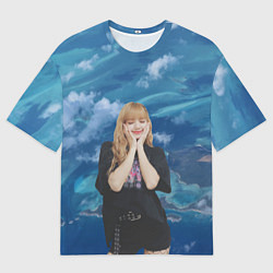 Футболка оверсайз женская LISA BLACKPINK, цвет: 3D-принт