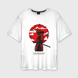 Футболка оверсайз женская Samurai, цвет: 3D-принт