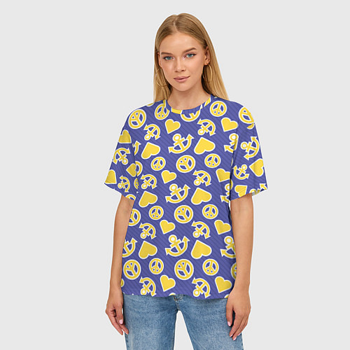 Женская футболка оверсайз JoJo no Kimyou na Bouken / 3D-принт – фото 3