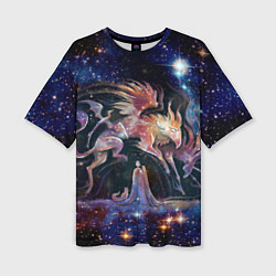 Футболка оверсайз женская Дивные звери, цвет: 3D-принт