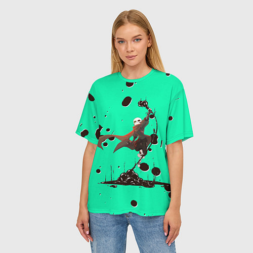 Женская футболка оверсайз Undertale / 3D-принт – фото 3