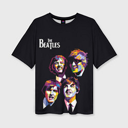 Футболка оверсайз женская The Beatles, цвет: 3D-принт