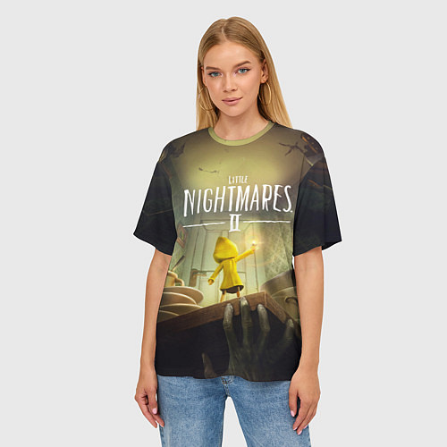 Женская футболка оверсайз Little Nightmares 2 / 3D-принт – фото 3