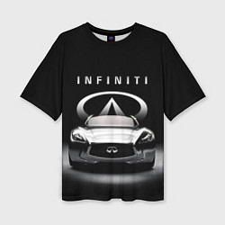 Футболка оверсайз женская INFINITI, цвет: 3D-принт