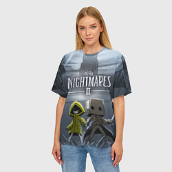 Футболка оверсайз женская LITTLE NIGHTMARES 2, цвет: 3D-принт — фото 2
