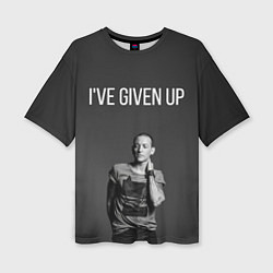 Женская футболка оверсайз Given Up