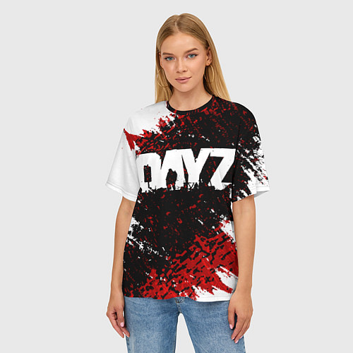 Женская футболка оверсайз DayZ / 3D-принт – фото 3