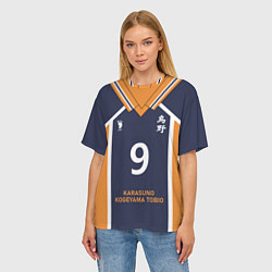 Футболка оверсайз женская KARASUNO 9 ФОРМА КАРАСУНО, цвет: 3D-принт — фото 2