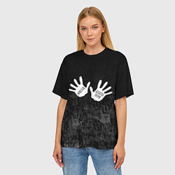 Футболка оверсайз женская THE UMBRELLA ACADEMY, цвет: 3D-принт — фото 2