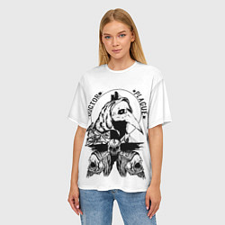 Футболка оверсайз женская Doctor Plague, цвет: 3D-принт — фото 2