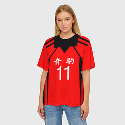 Футболка оверсайз женская НЕКОМА 11 КЕНМА КОЗУМЕ, цвет: 3D-принт — фото 2