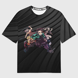 Футболка оверсайз женская Клинок, Рассекающий Демонов, цвет: 3D-принт