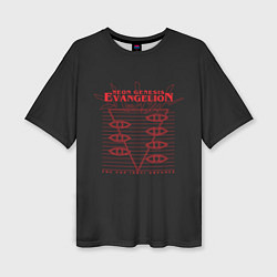 Футболка оверсайз женская Evangelion Neon Genesis, цвет: 3D-принт