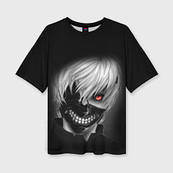 Футболка оверсайз женская TOKYO GHOUL ТОКИЙСКИЙ ГУЛЬ, цвет: 3D-принт