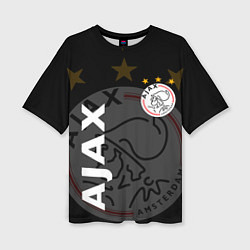 Женская футболка оверсайз FC AJAX AMSTERDAM ФК АЯКС