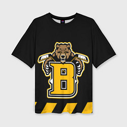 Женская футболка оверсайз BOSTON BRUINS