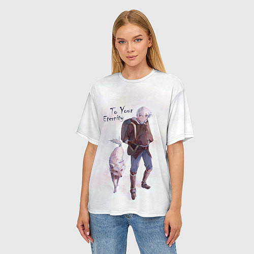 Женская футболка оверсайз Для тебя, БессмертныйФуши / 3D-принт – фото 3