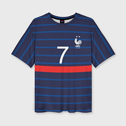 Женская футболка оверсайз Гризман футболист Франция